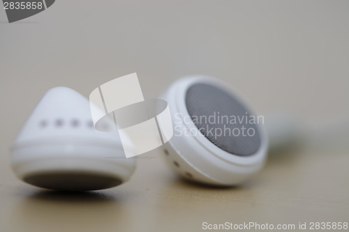 Image of Modern earphones