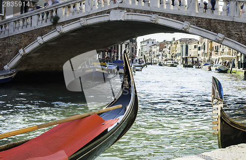 Image of Ancient gondola in Venice