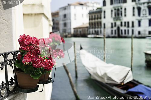 Image of Ancient gondola in Venice