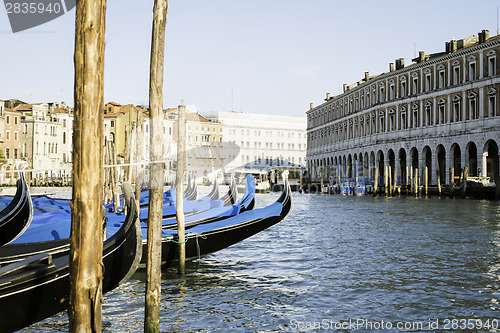 Image of Ancient gondola in Venice