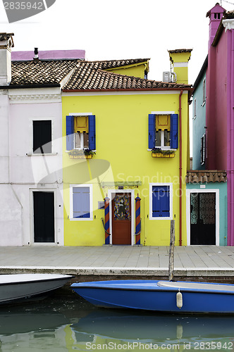 Image of Multicolored houses in Venice