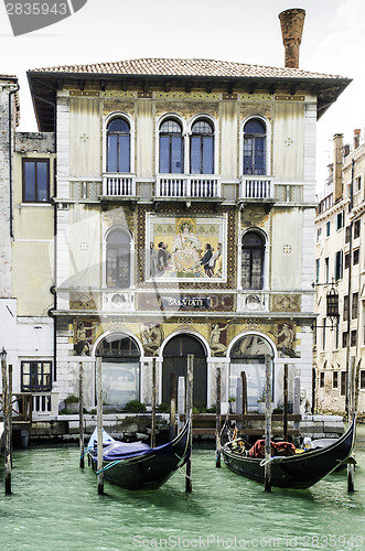 Image of Ancient gondola in Venice