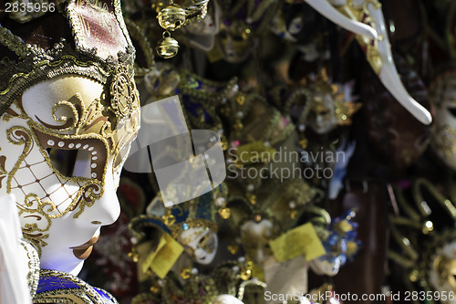 Image of Venetian carnival masks