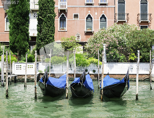 Image of Ancient gondola in Venice