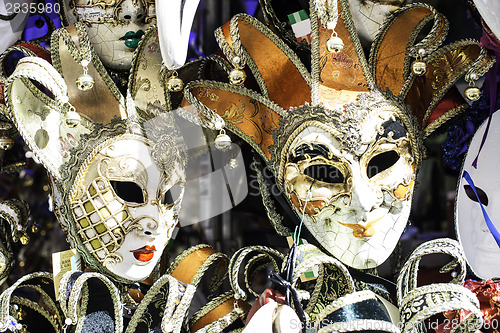 Image of Venetian carnival masks