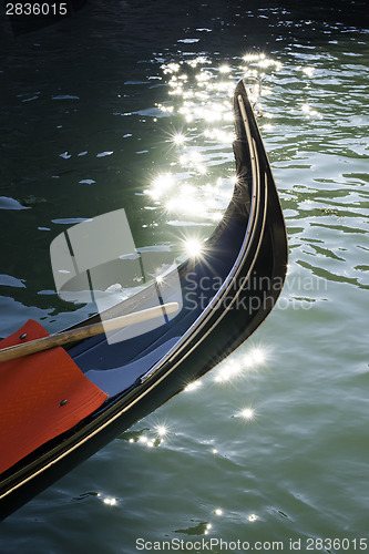 Image of Ancient gondola in Venice