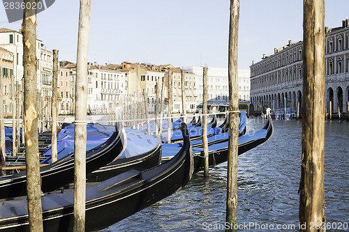 Image of Ancient gondola in Venice