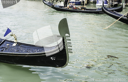 Image of Ancient gondola in Venice