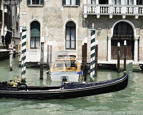 Image of Ancient gondola in Venice