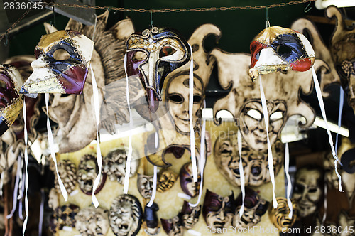 Image of Venetian carnival masks