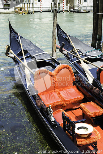 Image of Ancient gondola in Venice