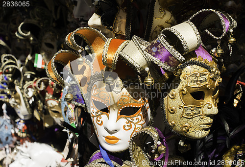 Image of Venetian carnival masks