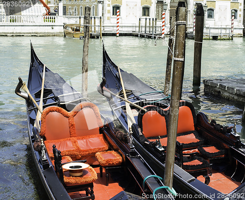 Image of Ancient gondola in Venice