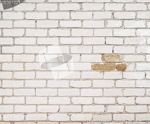 Image of white brick wall background