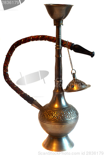 Image of Hookah isolated on white background open