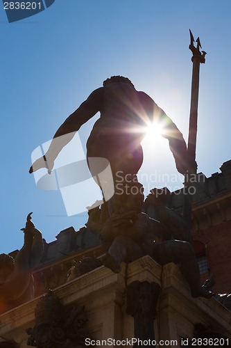 Image of Fountain of Neptune, Bologna, Italy.