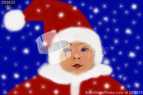 Image of Little cute Santa Claus