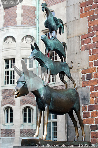 Image of The Musicians of Bremen statue