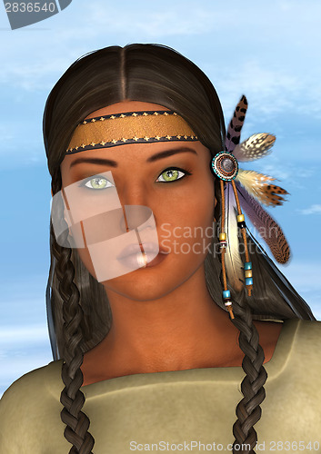 Image of Native American Woman