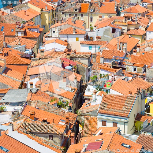 Image of Picturesque old town Piran, Slovenia.