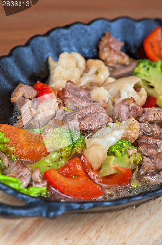 Image of meat with vegetables