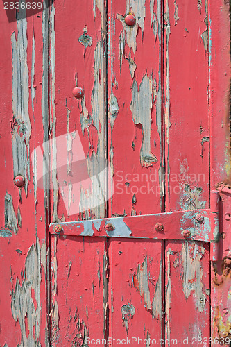 Image of old cracked paint texture - closeup