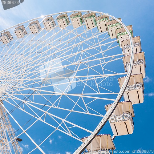 Image of Ferris wheel of fair and amusement park