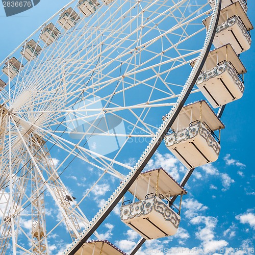 Image of Ferris wheel of fair and amusement park