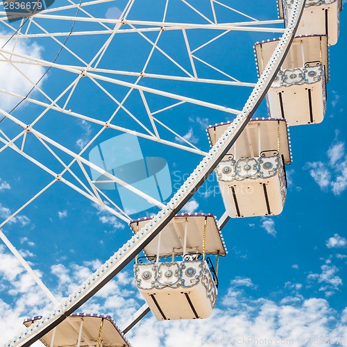 Image of Ferris wheel of fair and amusement park