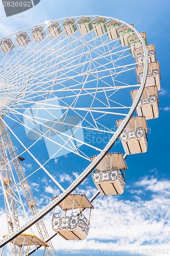 Image of Ferris wheel of fair and amusement park