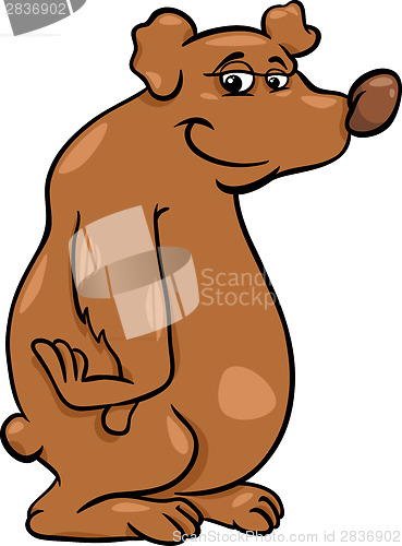 Image of bear wild animal cartoon illustration