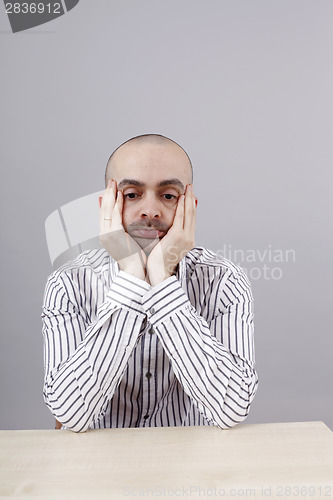 Image of Man at desk