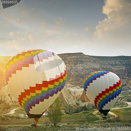 Image of Hot air balloon in  cappadocia, turkey