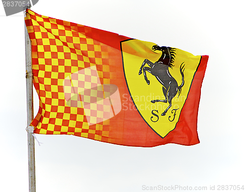 Image of Formula One Ferrari Flag