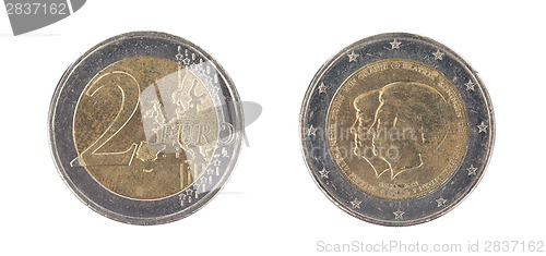 Image of Euro coin, 2 euro