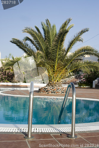 Image of swimming pool greek islands