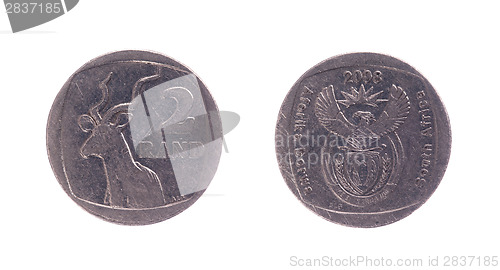 Image of 2 South african rands coin 