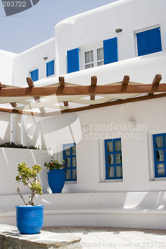 Image of typical architecture greek islands