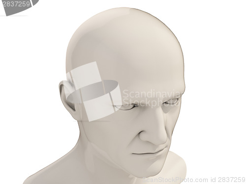 Image of Human head isolated