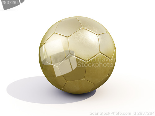 Image of Golden soccer ball