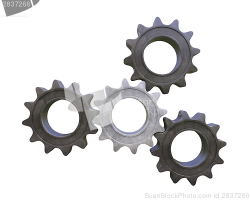 Image of Metal cogwheels