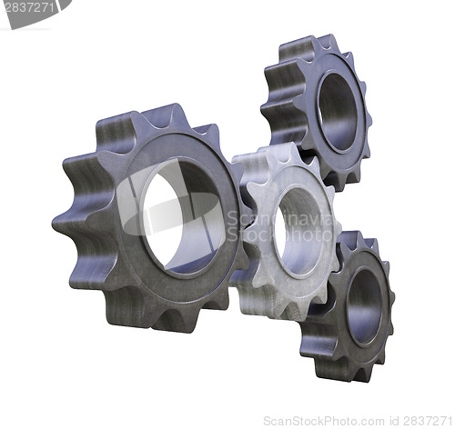 Image of Metal cogwheels