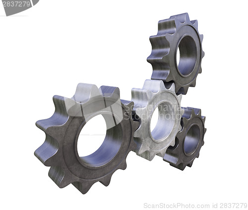 Image of Metal cogwheels