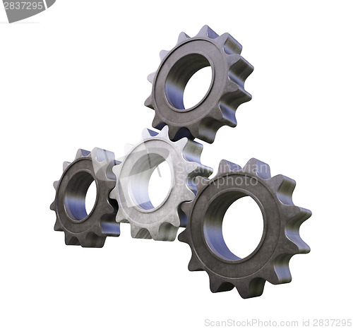 Image of Metal cogwheels