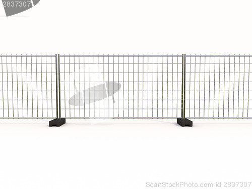 Image of Wire mesh fence