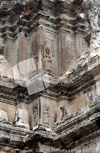 Image of Wall decoration, Angkor Wat, Cambodia