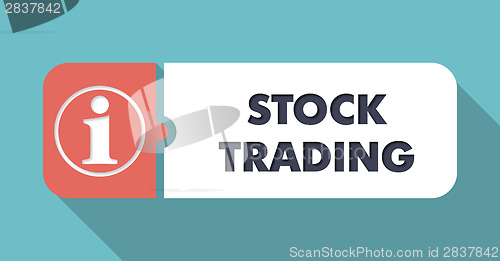 Image of Stock Trading Concept in Flat Design.