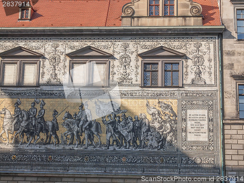 Image of Fuerstenzug Procession of Princes in Dresden, Germany