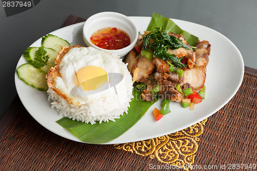 Image of Thai Crispy Pork with Fried Egg