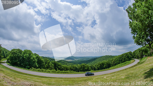 Image of scenics along blue ridge parkway in west virginia